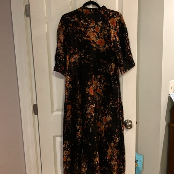 NWT Natural Life tiered midi floral dress size Large - Picture 5 of 6